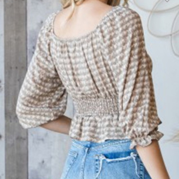 NWT Square Neck Crop Top - Picture 2 of 2